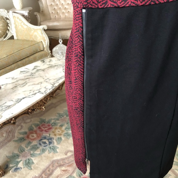 View by Walter Baker almost new e tone red/black front zippers dress size 14 - Picture 2 of 6
